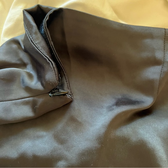 UO Lace Trim Silk Mini Skirt - Picture 4 of 6